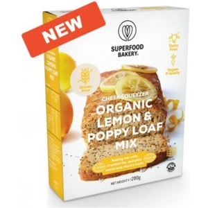 Superfoods Bakery Zesty Organic Lemon & Poppy Loaf Mix 270g (Case of 6)