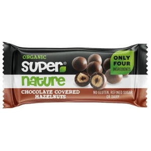 Supernature Chocolate Covered Hazelnuts - 4 Ingredients - 40g x 12