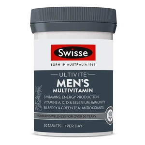 View product details for the Swisse Ultivite Men's Multivitamin (30tabs)