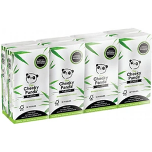 The Cheeky Panda 100% Bamboo Pocket Tissue - 1x8pack (Case of 12)