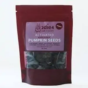 The Health Factory 2Die4 Organic Activated Pumpkin Seeds, 100g