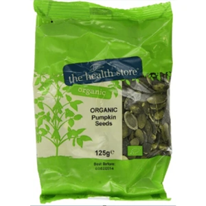 View product details for the The Health Store Organic Pumpkin Seeds, 125gr