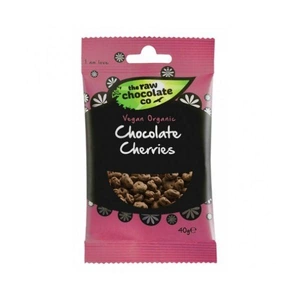 The Raw Chocolate Company Choc Cherries Snack 40g x 10