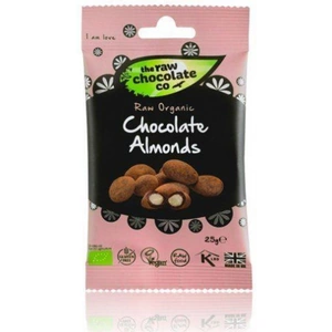 The Raw Chocolate Company Raw Organic Chocolate Almonds 110g (Case of 6)