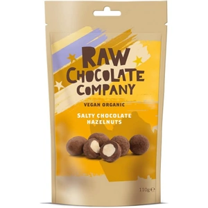 The Raw Chocolate Company Organic Salty Chocolate Hazelnuts 110g (Case of 6) (6 minimum)