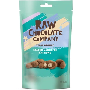 The Raw Chocolate Company Organic Salted Vanoffee Cashews 110g (Case of 6) (6 minimum)