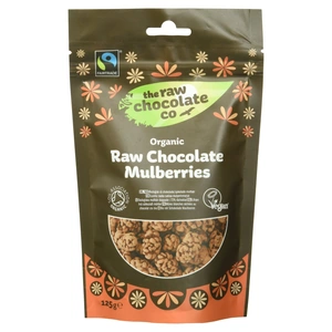The Raw Chocolate Company Ltd Organic Chocolate Mulberries (125g x 6)
