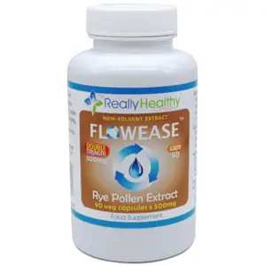 The Really Healthy Company Flowease Rye Pollen Extract 500mg 90's