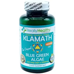 The Really Healthy Company Klamath Blue Green Algae 500mg - 130's