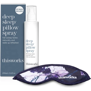 View product details for the This Works Supersize Deep Sleep Pillow Spray 250ml & Eye Mask default
