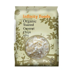 Ths Organic Nuts - Ths Organic Coconut Chips Lightly Toasted 250ge (x 6pack)