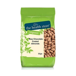 Ths Organic Snacks - Ths Organic Raw Chocolate Coated Almonds 90ge (x 6pack)