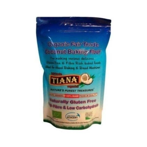 Tiana Organic Pure Coconut Flour - Gluten Free. Low Carb 500g