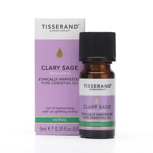 Tisserand Clary Sage Ethically Harvested Pure Essential Oil 9ml