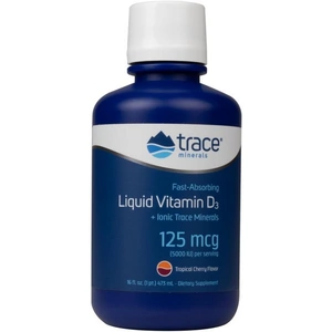 Trace Minerals Liquid Vitamin D3 - 5,000 IU Tropical Cherry 473ml