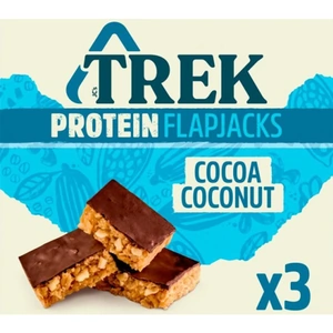 Trek Cocoa Coconut Protein Flapjack - Multipack - (50gx3) (Case of 12)