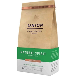 Union Coffee Natural Spirit Organic Blend Whole Bean 200g