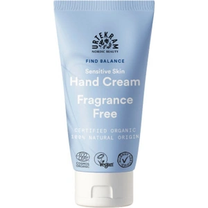 Urtekram Fragrance Free Hand Cream for Sensitive Skin 75ml (Case of 6)