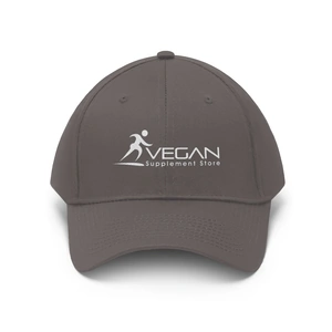 Vegan Supplement Store Unisex Twill Hat, Charcoal / One size