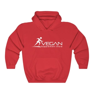 Vegan Supplement Store Unisex Heavy Blend™ Hooded Sweatshirt, Red / S
