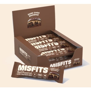 Vegan Supplement Store Misfits Vegan Protein Bars, Chocolate Brownie