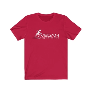 Vegan Supplement Store Unisex Jersey Short Sleeve Tee, Red / M