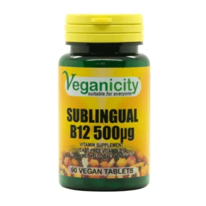 Vegan B12 500µg Sublingual Supplement Tablets &pipe; Vegan Supplement Store