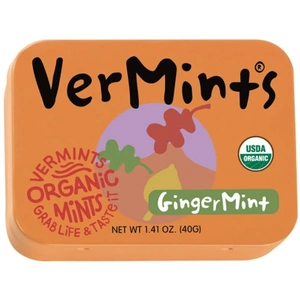 Vermints Organic GingerMint Mints 40g (Case of 6)