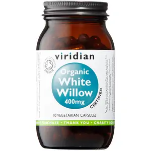 Viridian Organic White Willow 400mg - 90's