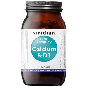 Viridian Calcium & Vitamin D3 90's