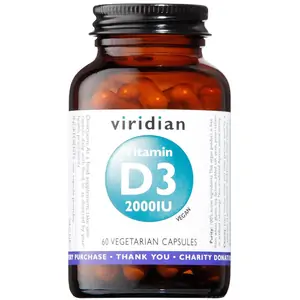 Viridian Vitamin D3 2000iu 60's - 60's
