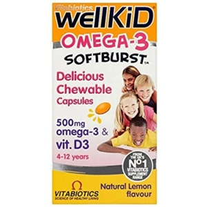 Vitabiotics Wellkid Soft Burst Orange Softgel - 60s