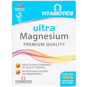 Vitabiotics Ultra Magnesium 60 Tablets (Case of 4)