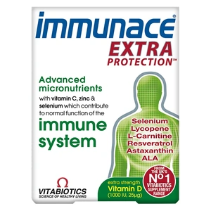 View product details for the Vitabiotics Immunace Extra Protection (30 Tablets)