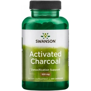 View product details for the Swanson Activated Charcoal, 520mg - 120 caps