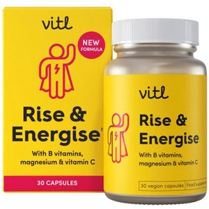 View product details for the VITL Vitl Rise & Energise with B vitamins, magnesium and vitamin C