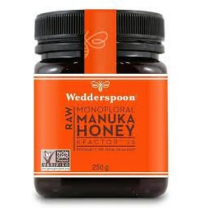 Wedderspoon Raw Kfactor 16 Manuka Honey - 250g