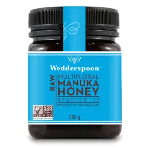 Wedderspoon Raw Multifloral Manuka Honey KFactor 12 - 250g