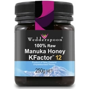 View product details for the Wedderspoon RAW Manuka Honey KFactor 12 250g 250g