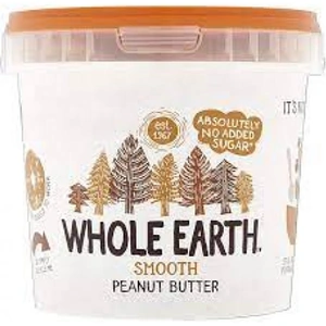 Whole Earth Peanut Butter - Original Smooth - 1kg x 2