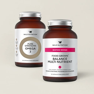 Wild Nutrition Store Women's General Wellness Duo | Omega 3 & Balance Multi Nutrient Supplements