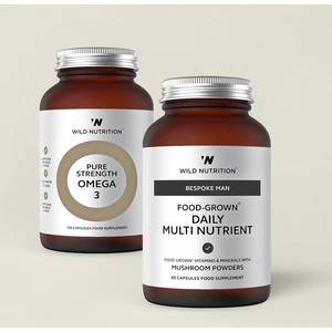 Wild Nutrition Store Men's General Wellness Duo | Omega 3 & Multi Nutrient Supplements