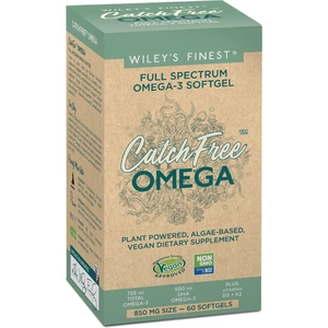 Wiley's Finest Wileys Finest Catch Free Omega- Full Spectrurm Omega-3, 60 Soft Gels
