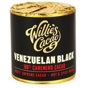Willies Cacao Venezuelan Black 100% Carenero Nut & Spice Notes 180g (6 minimum)
