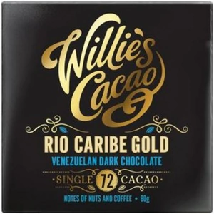 Willies Cacao Willies Rio Caribe Gold Venezuelan 72% Dark Chocolate - 80g