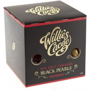 Willies Cacao Willies Black Pearls Sea Salt Caramel Chocolates - 150g