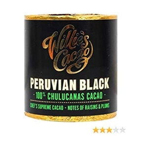 Willie's Cacao Peruvian Black 100% Chulucanas 180g x 6