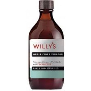 Willys Apple Cider Vinegar With The Mother - Glass Bottle - 1Ltr