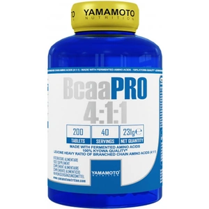 Yamamoto Nutrition BCAA PRO 4:1:1 Kyowa Quality 200 Tablets (Case of 6)