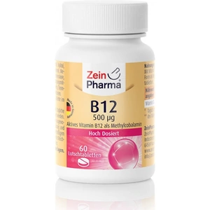 Zein Pharma Vitamin B12, 500mcg - 60 lozenges